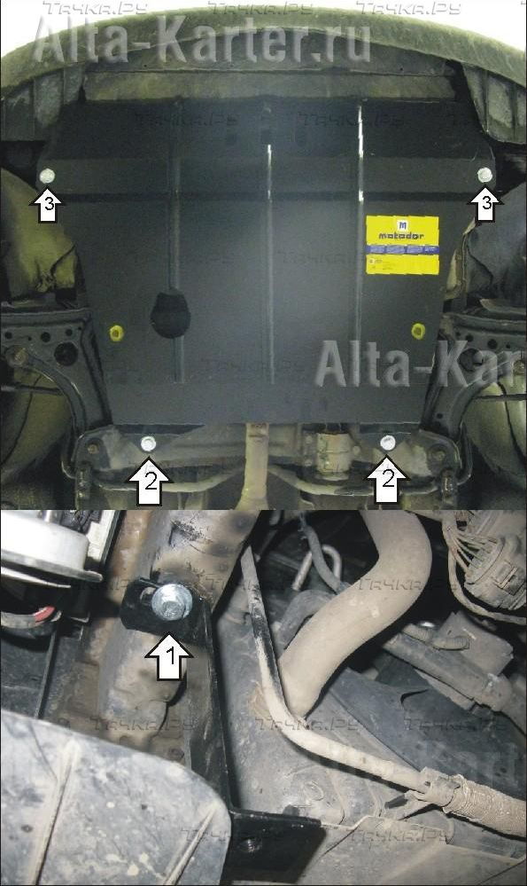 Купить запчасть MOTODOR - 02706 Защита для картера, КПП Volkswagen Lupo 1998-2005