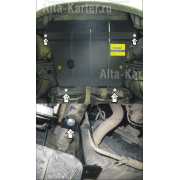 Купить MOTODOR - 02706 Защита для картера, КПП Volkswagen Lupo 1998-2005
