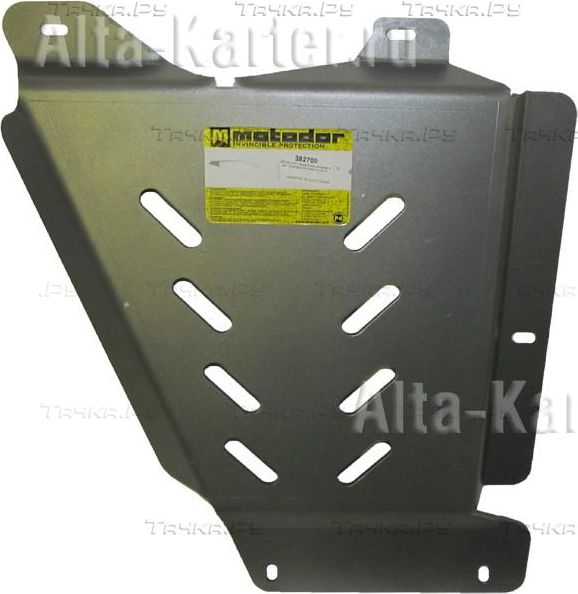 Купить запчасть MOTODOR - 382709 Защита алюминиевая для глушителя Volkswagen Amarok I 2010-2016