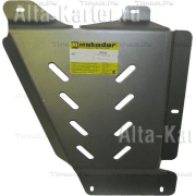 Купить MOTODOR 382709 Защита алюминиевая для глушителя Volkswagen Amarok I 2010-2016