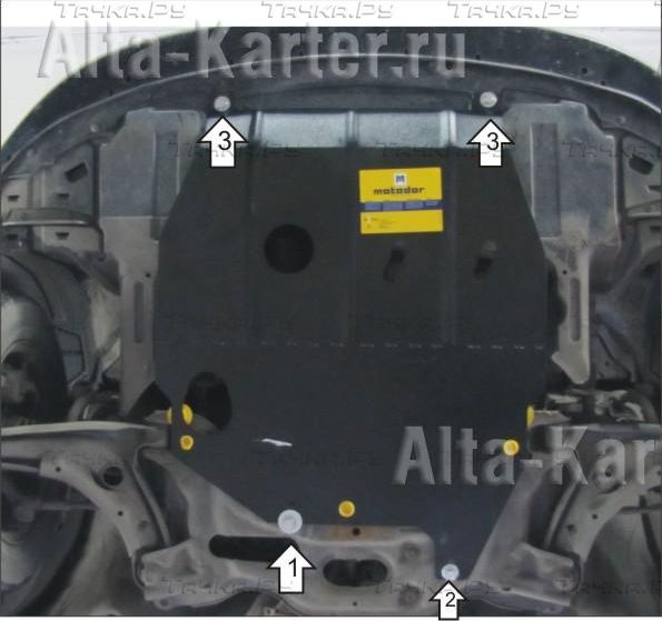 Купить запчасть MOTODOR - 00829 Защита для картера, КПП Honda Airwave 4WD АКПП 2004-2008