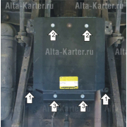 Купить MOTODOR - 16505 Защита для раздаточной коробки УАЗ Патриот 2013-2023