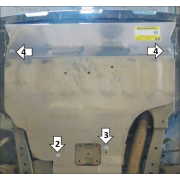 Купить MOTODOR 72203 Защита усиленная для картера Subaru Outback VI 2021-2023