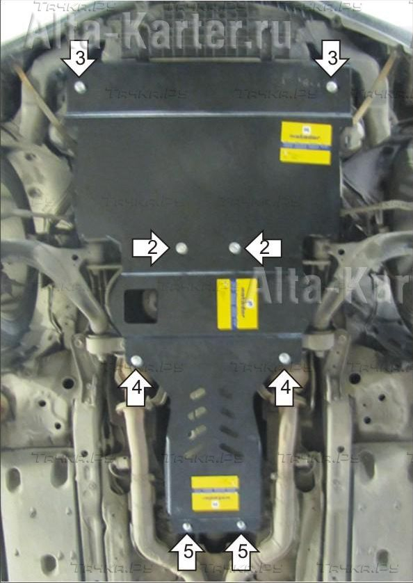 Купить запчасть MOTODOR - 15006 Защита для картера, КПП Lexus IS 250 2005-2008
