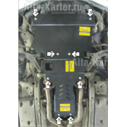 Купить MOTODOR - 15006 Защита для картера, КПП Lexus IS 250 2005-2008
