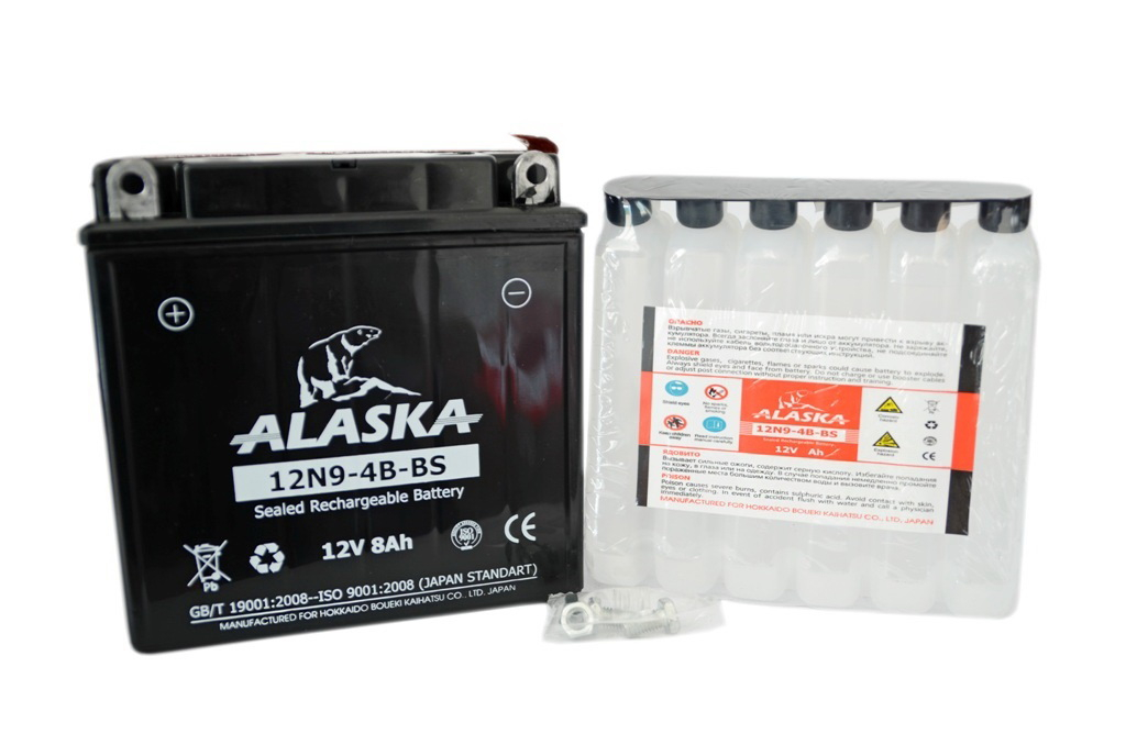 Купить запчасть ALASKA - 12N94BBS Аккумулятор