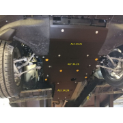 Купить ALFECO ALF3425 Защита для радиатора BMW X4 G02 2018-2023