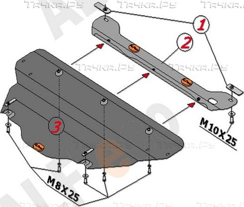 Купить запчасть ALFECO - ALF2901AL Защита алюминиевая для картера Infiniti FX 35, 37, 50 2009-2012