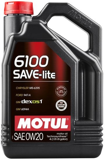 Купить запчасть MOTUL - 108004 6100 SAVE-LITE 0W20