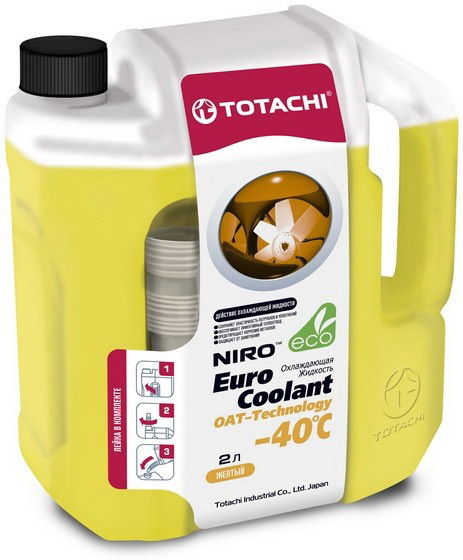 Купить запчасть TOTACHI - 4589904923975 TOTACHI NIRO EURO COOLANT OAT TECHNOLOGY -40 C