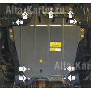 Купить MOTODOR - 01024 Защита для картера, КПП Kia Carnival II 2006-2014