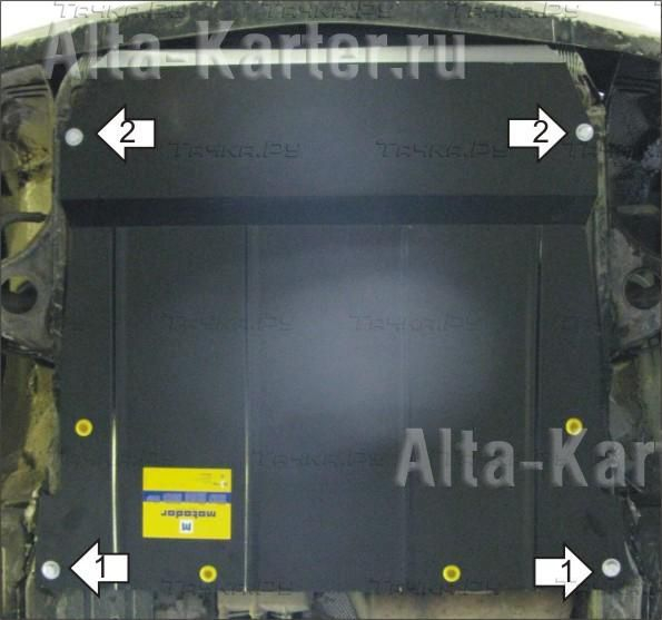 Купить запчасть MOTODOR - 01215 Защита для картера, КПП Mercedes-Benz A-Класс W168 1997-2004