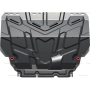 Купить АвтоБРОНЯ 111018501 Защита для картера и КПП Ford Kuga I 2008-2013