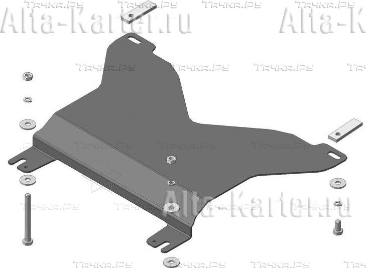 Купить запчасть MOTODOR - 15009 Защита для двигателя Lexus GS 350 2012-2023