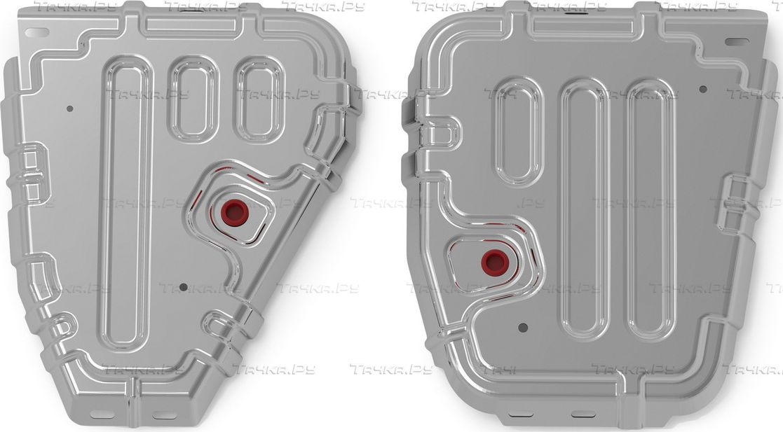 Купить запчасть АвтоБРОНЯ - 333051221 Защита алюминиевая для топливного бака Volkswagen Tiguan II 4WD (вкл. SportLine) 2016-2020 2020-2023