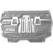 Купить АвтоБРОНЯ 333058421 Защита алюминиевая для картера и КПП Volkswagen Polo IV хэтчбек 2005-2009