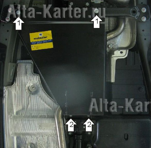 Купить запчасть MOTODOR - 12702 Защита для РК Volkswagen Touareg II 2010-2023