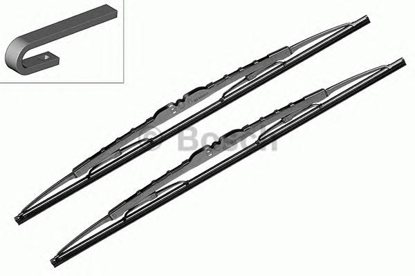 Купить запчасть BOSCH - 3397010252 Щетки стеклоочистителя каркасные