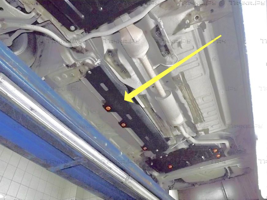Купить запчасть ALFECO - ALF2821 Защита для топливопровода Lada Largus 2012-2023