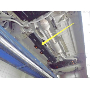 Купить ALFECO ALF2821 Защита для топливопровода Lada Largus 2012-2023