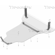Купить MOTODOR - 30112 Защита алюминиевая для двигателя, КПП, РК Audi A4 B9 2015-2023