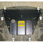 Купить MOTODOR - 01706 Защита для картера, КПП Renault Twingo 1995-2000