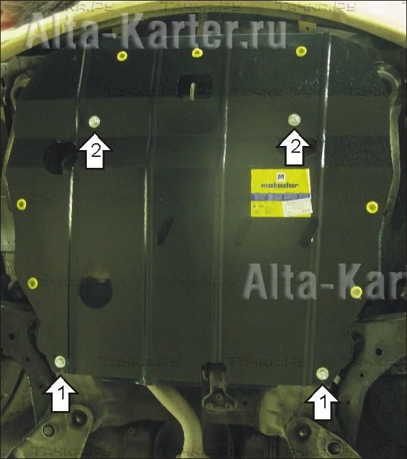 Купить запчасть MOTODOR - 00925 Защита для картера, КПП Hyundai Еlantra IV XD 2007-2011