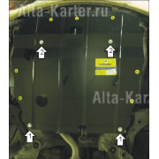 Купить MOTODOR - 00925 Защита для картера, КПП Hyundai Еlantra III 2000-2006