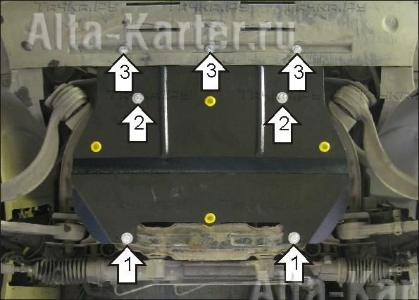 Купить запчасть MOTODOR - 05801 Защита для картера Jaguar XJ III 2003-2009