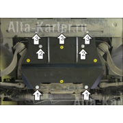 Купить MOTODOR - 05801 Защита для картера Jaguar XJ III 2003-2009