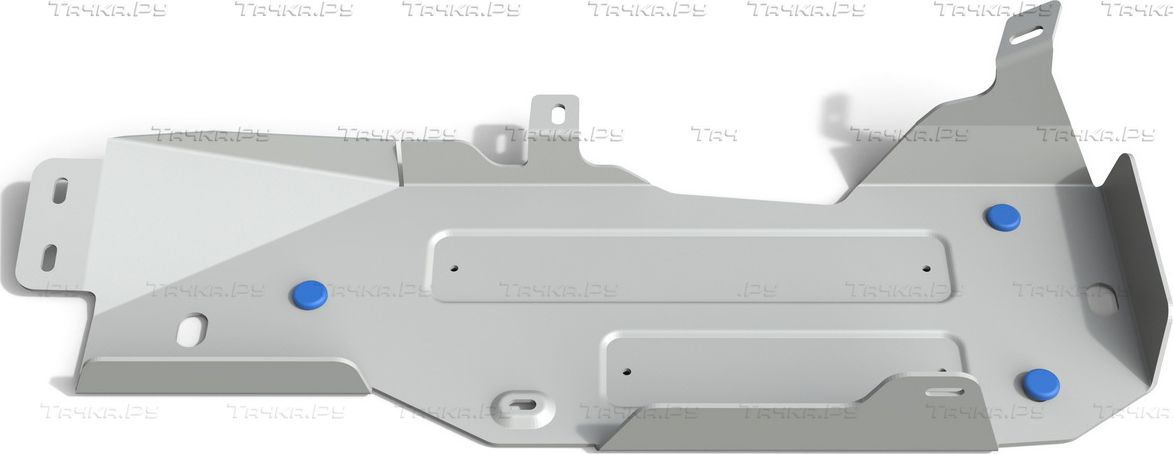 Купить запчасть RIVAL - 2333272116 Защита алюминиевая для топливного бака Jeep Wrangler JK 2-дв. АКПП 2007-2018