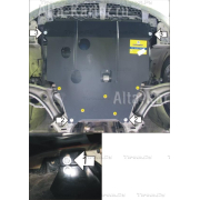 Купить MOTODOR - 01010 Защита для картера, КПП Kia Soul I 2009-2011