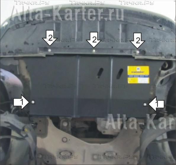 Купить запчасть MOTODOR - 01713 Защита для картера, КПП Renault Megane II Grand Tour 2002-2009
