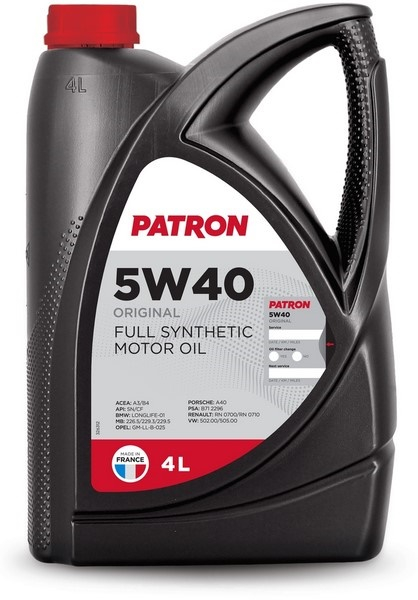 Купить запчасть PATRON - 5W404LORIGINAL ORIGINAL 5W-40