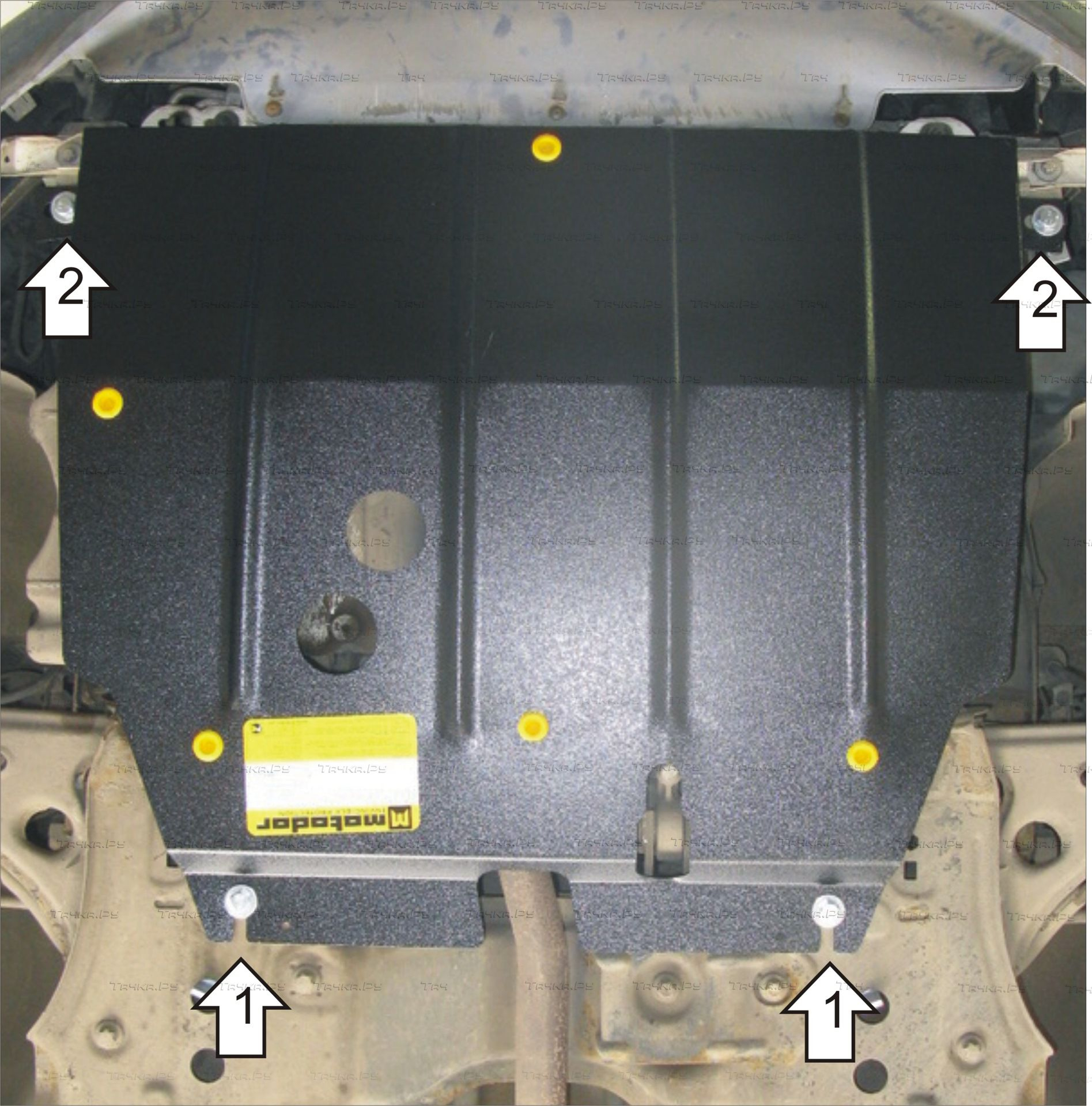 Купить запчасть MOTODOR - 01523 Защита для картера, КПП Opel Corsa D 2007-2014