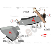 Купить ALFECO ALF3914AL Защита алюминиевая для АКПП и раздатки УАЗ Патриот 2019-2023