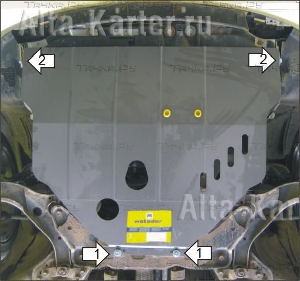 Купить запчасть MOTODOR - 01125 Защита для картера, КПП Mazda Premacy I 1999-2005