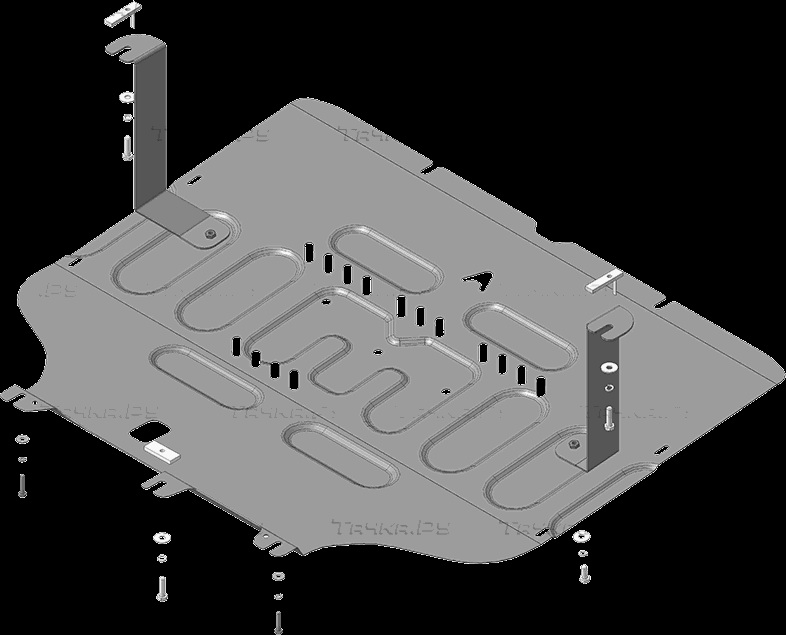 Купить запчасть MOTODOR - 53902 Защита для картера, КПП FAW Besturn B70 2022-2023