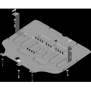Купить MOTODOR 53902 Защита для картера, КПП FAW Besturn B70 2022-2023