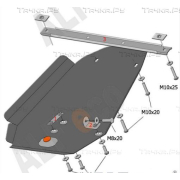 Купить ALFECO ALF3406AL4 Защита алюминиевая для АКПП BMW Х5 E53 2003-2006