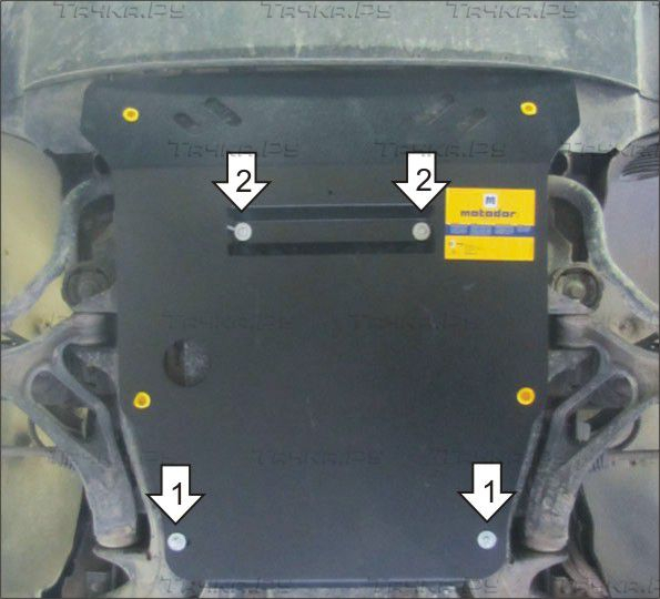 Купить запчасть MOTODOR - 12707 Защита для картера Volkswagen Touareg I 2002-2010