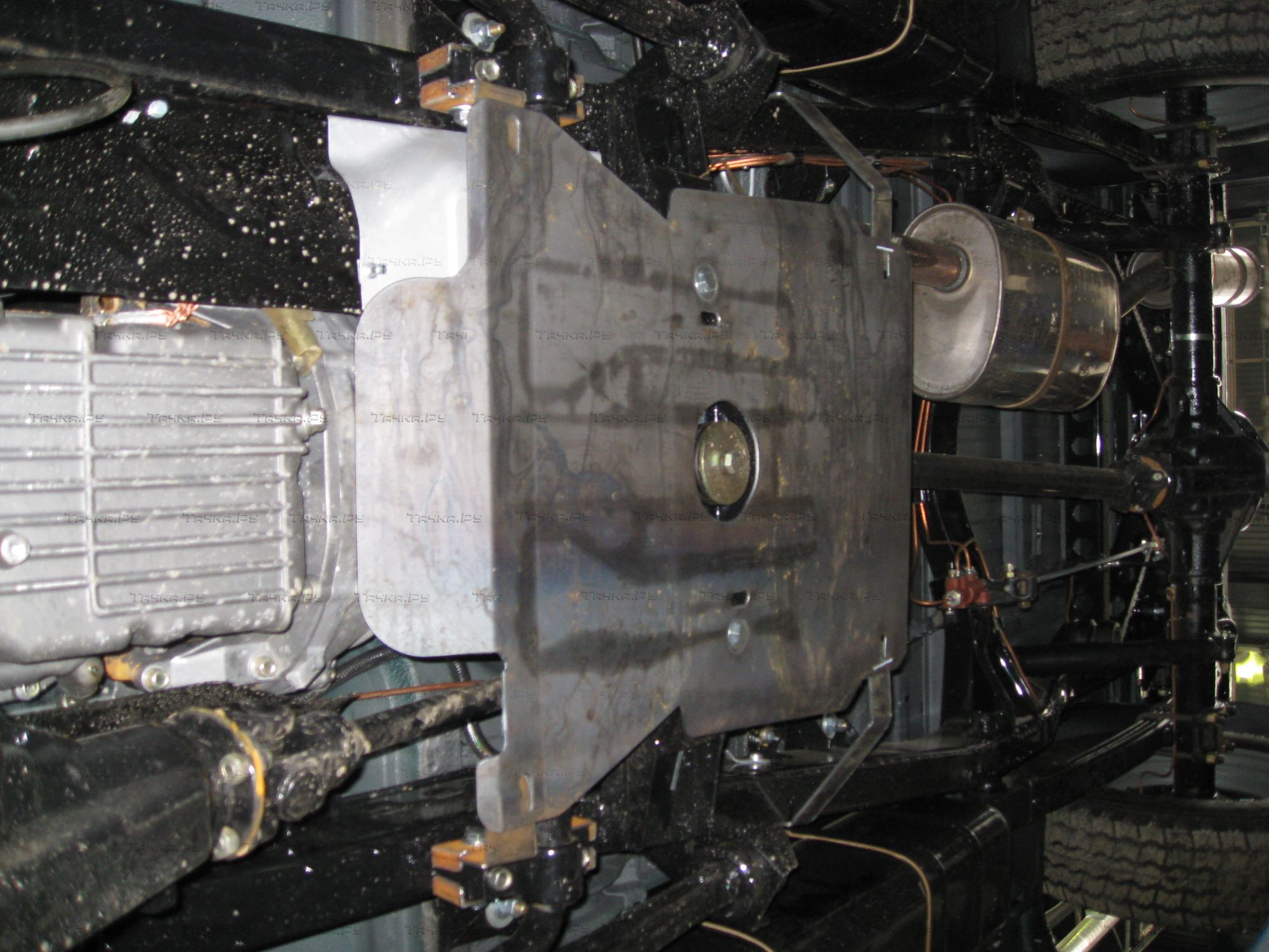 Купить запчасть ALFECO - ALF3903AL4 Защита алюминиевая для МКПП и РК УAЗ Хантер 2007-2023