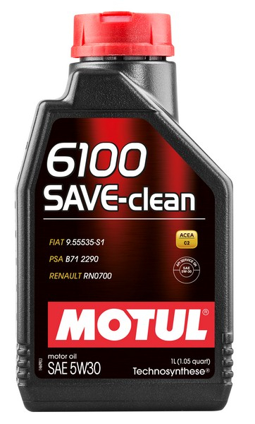 Купить запчасть MOTUL - 5W306100SAVECLEAN1L 6100 SAVE-CLEAN 5W-30