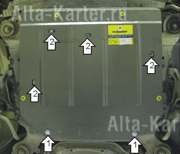 Купить запчасть MOTODOR - 02611 Защита для картера, КПП Volvo XC70 I Cross Country 2000-2007