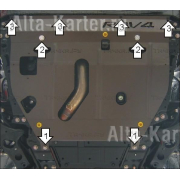 Купить MOTODOR - 02535 Защита для картера, КПП Toyota RAV4 III 2006-2010