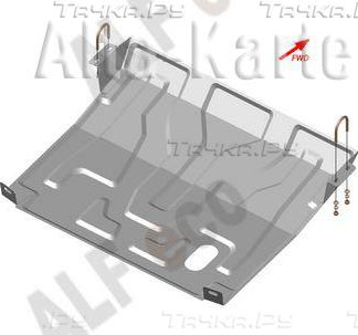 Купить запчасть ALFECO - ALF28065 Защита для картера и КПП ВАЗ 2112 1998-2009