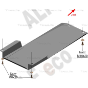 Купить ALFECO ALF2445AL4 Защита алюминиевая для АКПП Toyota Chaser (X100) 1996-2001