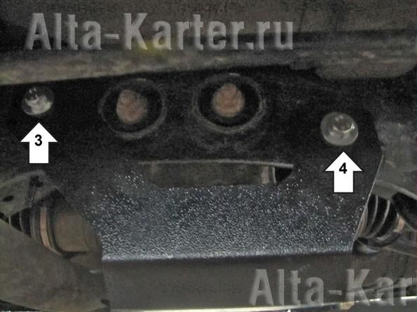 Купить запчасть MOTODOR - 12215 Защита для заднего дифференциала Subaru Forester II 2002-2008