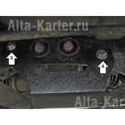 Купить MOTODOR 12215 Защита для заднего дифференциала Subaru Forester II 2002-2008