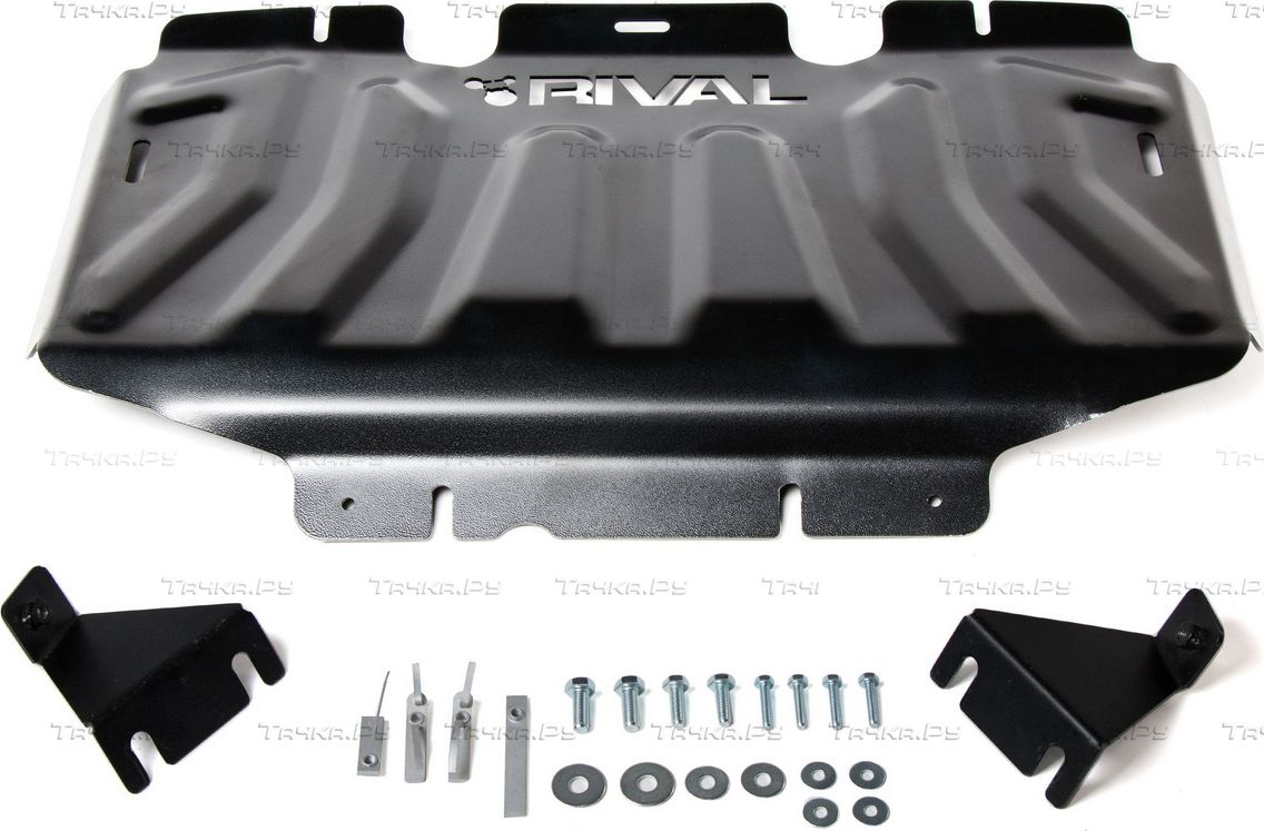 Купить запчасть RIVAL - 2111416423 Защита для радиатора Nissan Navara D40 2004-2015